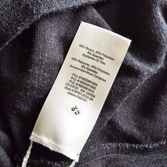 Aritzia Wilfred Free Moulton Mock Neck Low Back Dress - 2018 - Black - Sz S - Picture 5 of 11